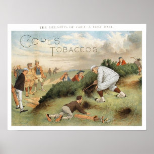 Die Freuden des Golfsports - Vintage Golfwerbung Poster
