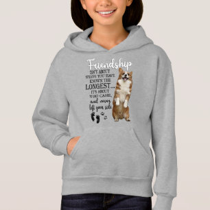 Die Freundschaft mit Corgi dreht sich nicht darum, Hoodie