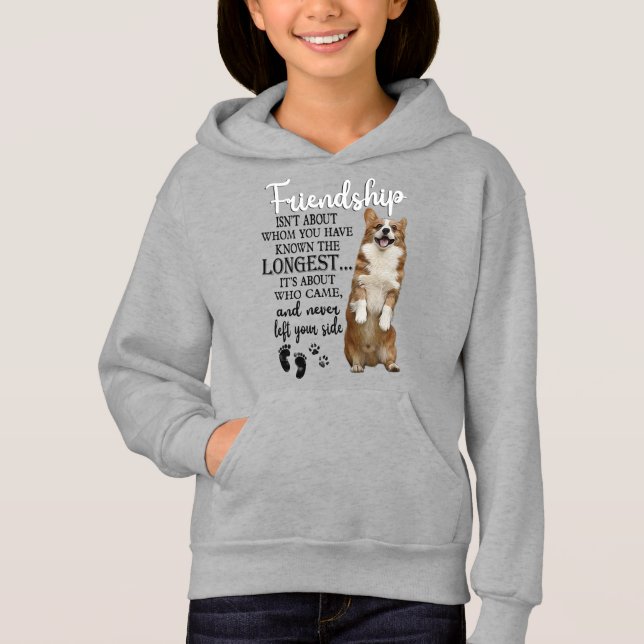 Die Freundschaft mit Corgi dreht sich nicht darum, Hoodie (Vorderseite)