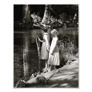 Die Freundschafts-der Schwester zwei kleinen Fotodruck
