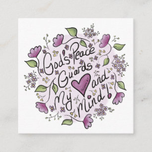 Die Friedenskarte Gottes Begleitkarte