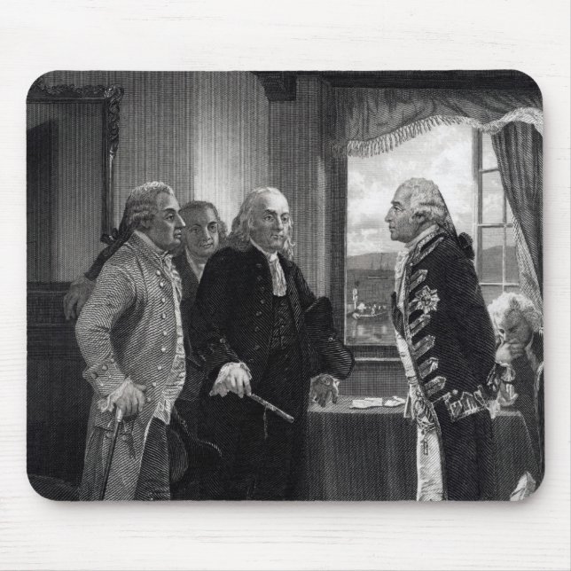 Die Friedenskonferenz auf Staten Island Mousepad (Vorne)