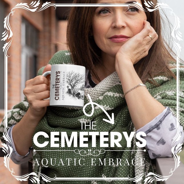 Die Friedhöfe der Aqua Embrace Kaffeetasse (The Cemeterys Aquatic Embrace cover from The Beekeeper Store)