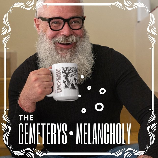 Die Friedhöfe Melancholy Kaffeetasse (The Cemeterys Melancholy cover from The Beekeeper Store)