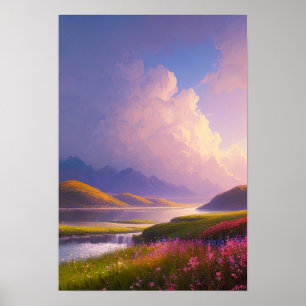 Die Friedlichen Talgewässer Poster