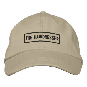 Die Friseur-Headline-Stickerei Bestickte Baseballkappe