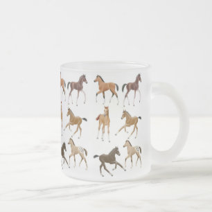 Die Frisky Fohlen-Tasse Mattglastasse