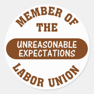 Die Frist für dieses Projekt ist völlig unangemess Runder Aufkleber