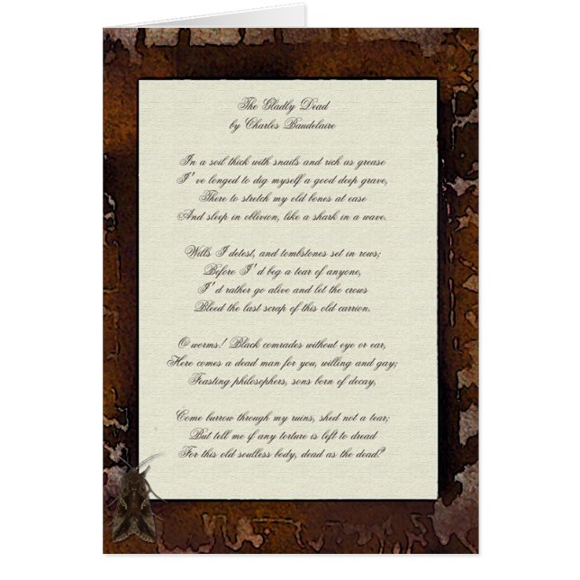 Die froh tote Karte (Vorne)