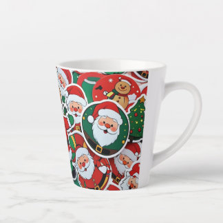 Die fröhliche Lette des Weihnachtsmanns - Ideal fü Milchtasse