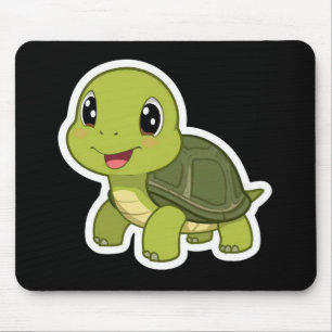 Die fröhliche Schildkröte, die nie überstürzt hat Mousepad