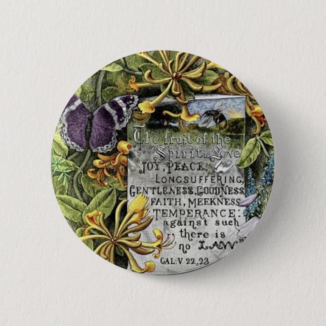 Die Frucht des Geistes Button (Vorderseite)