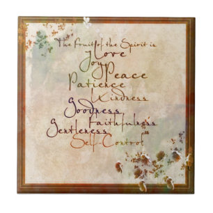 Die Frucht des Geistes Fliese