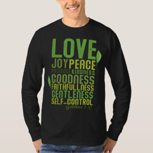 Die Frucht des Geistes Geschenke Christliche Bibel T-Shirt