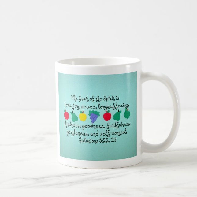 Die Frucht des Geistes... Kaffeetasse (Rechts)