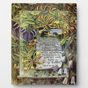Die Frucht des Geistes Plakette Fotoplatte