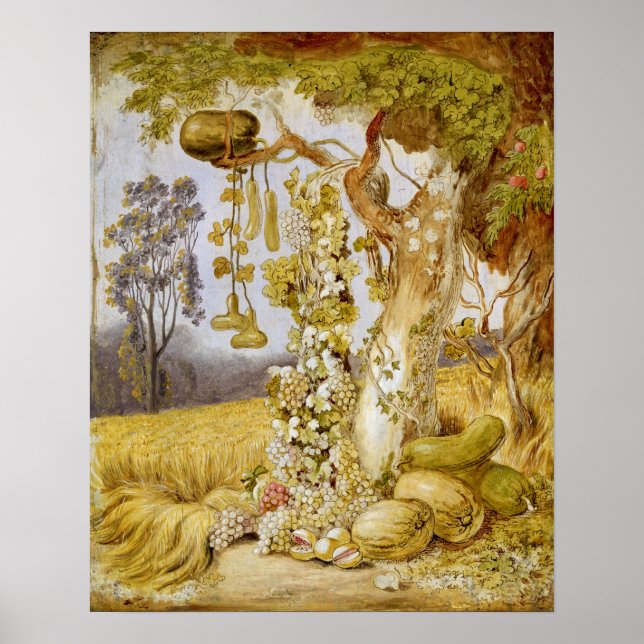 Die Fruchtbarkeit der Erde Poster (Vorne)