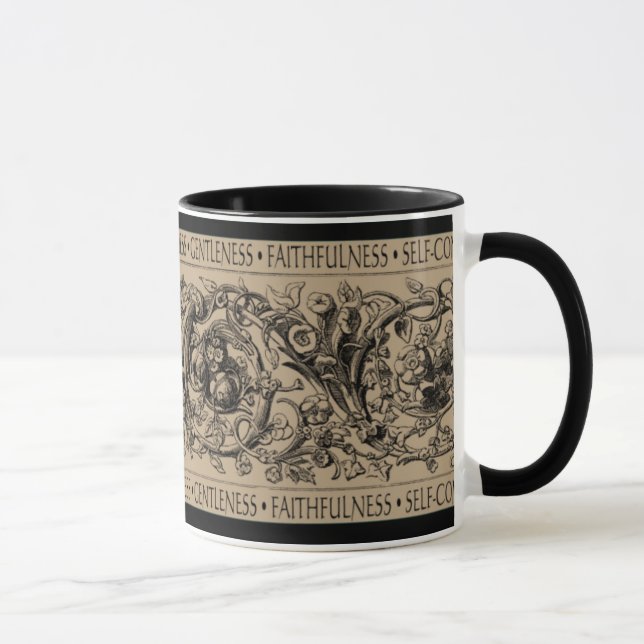 Die Früchte des Geistes - Natürlich Tasse (Rechts)