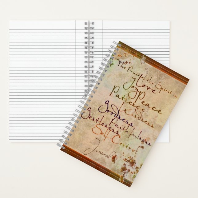 Die Früchte des Geistes Notizbuch (Innen)