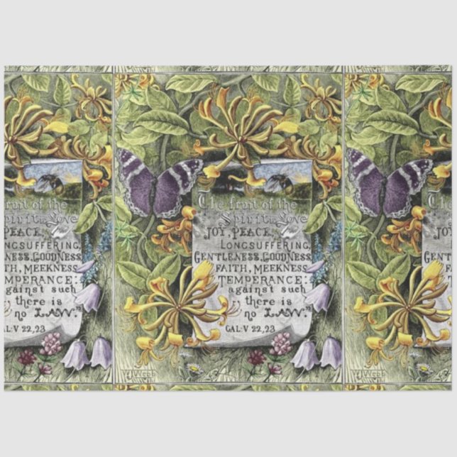 Die Früchte des Geistes Seidenpapier (Vorderseite)