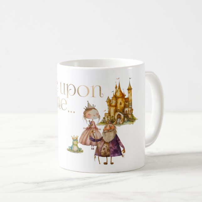Die Früchte und Frosch der klassischen Märchen für Kaffeetasse (VorderseiteRechts)