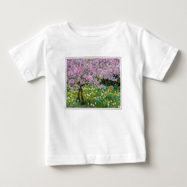 Die Frühlingszeit im Garten von Claude Monet Baby T-shirt (Vorderseite)