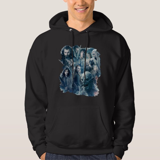 Die fünf Armee-Charakter-Grafik Hoodie (Vorderseite)