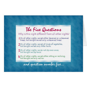 Die fünf Fragen von Pesach