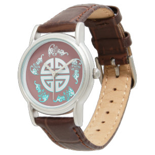 Die fünf großen Segnungen: Glück, Gesundheit, T Armbanduhr