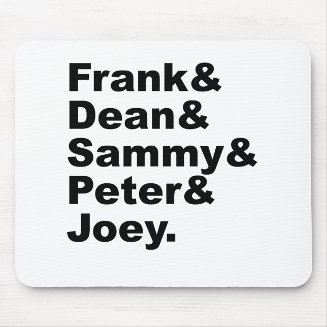 Die fünf Raten | Frank Dean Sammy Joey & Peter Mousepad (Vorne)