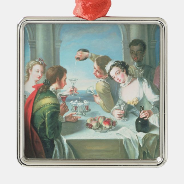 Die fünf Richtungen Silbernes Ornament (Vorne)