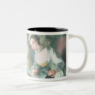 Die fünf Richtungen Zweifarbige Tasse