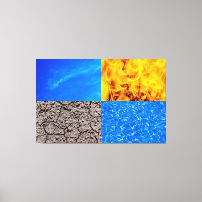 Die fünfte ist da draußen leinwanddruck (Vorderseite)