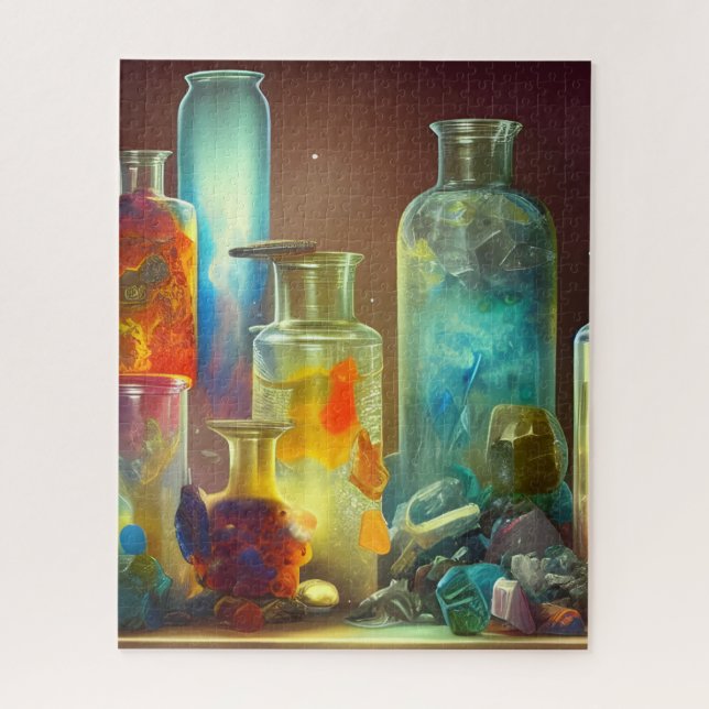 Die funktionierende Fantasie des Alchemisten Puzzle (Vertikal)