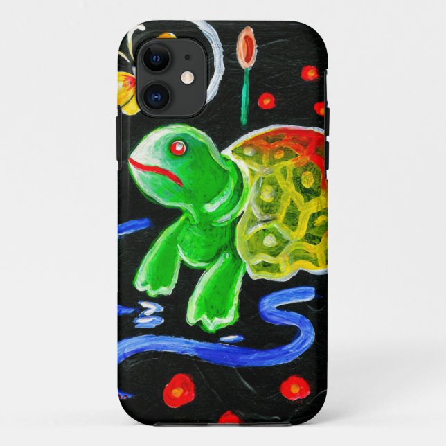 Die funky Schildkröte Case-Mate iPhone Hülle (Rückseite)