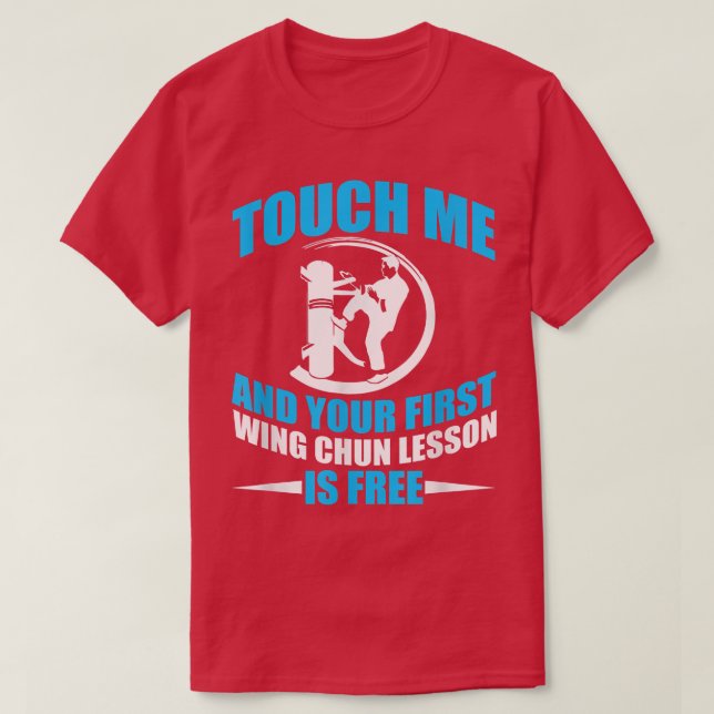 DIE FUNNY ERSTE LESSON IST FREI WING CHUN Sports a T-Shirt (Design vorne)