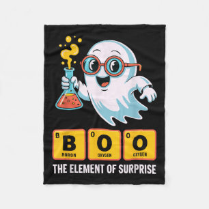 Die Funny Ghost Chemie boo das Element der Überras Fleecedecke