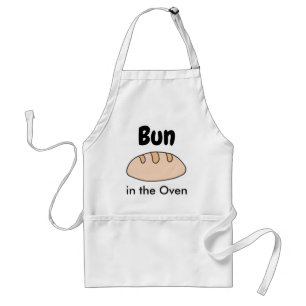 Die Funny Pregnancy Bun im Oven Schürze