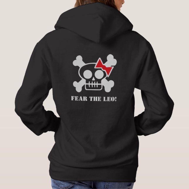 Die FURCHT der Frauen der LÖWE! Hoodie (Rückseite)