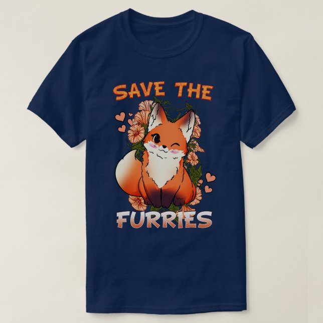 Die Furries I Fandom Cosplay gerettet T-Shirt (Design vorne)