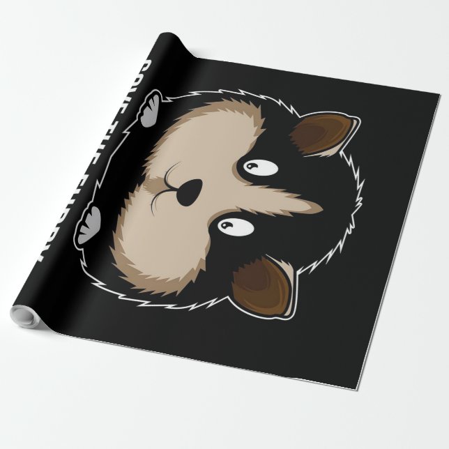 Die Furry Potato gerettet | Geschenke für Guinea Geschenkpapier (Ungerollt)