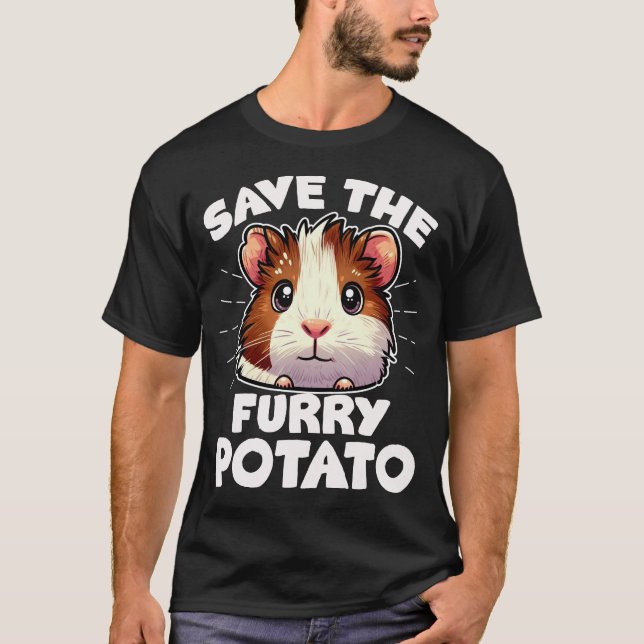 Die Furry Potato gerettet T-Shirt (Vorderseite)