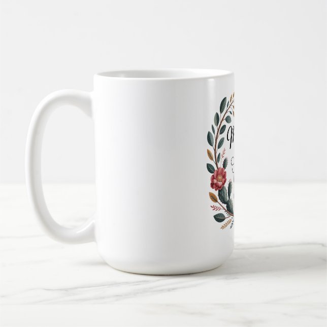 Die Fürsorge einer Mutter heilt gebrochene Herzen Kaffeetasse (Links)