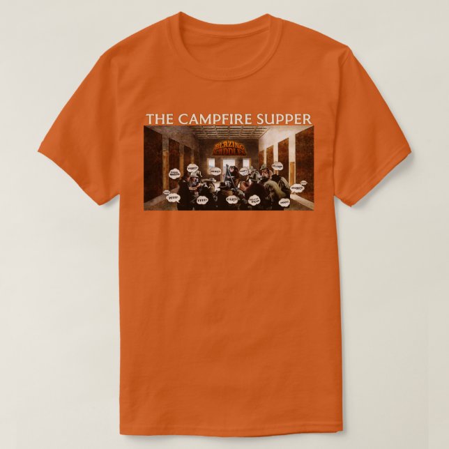 Die Furz des Campfire Supper Blazing Saddles T-Shirt (Design vorne)