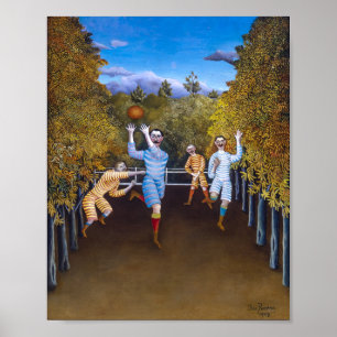 Die Fußballspieler   Henri Rousseau   Poster