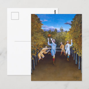 Die Fußballspieler   Henri Rousseau   Postkarte