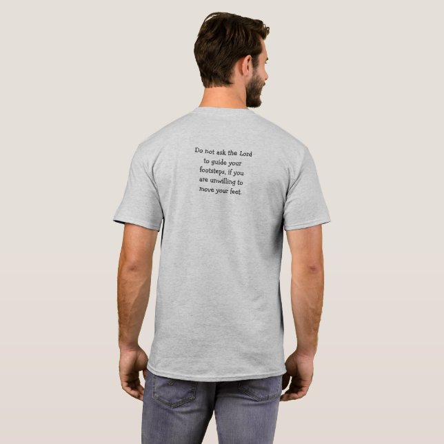 Die Füße verschieben T-Shirt (Schwarz voll)