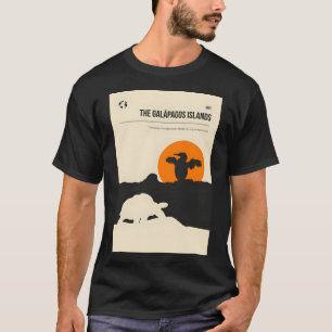Die Galapagos-Inseln Vintage Minimal Reiseplakat T-Shirt