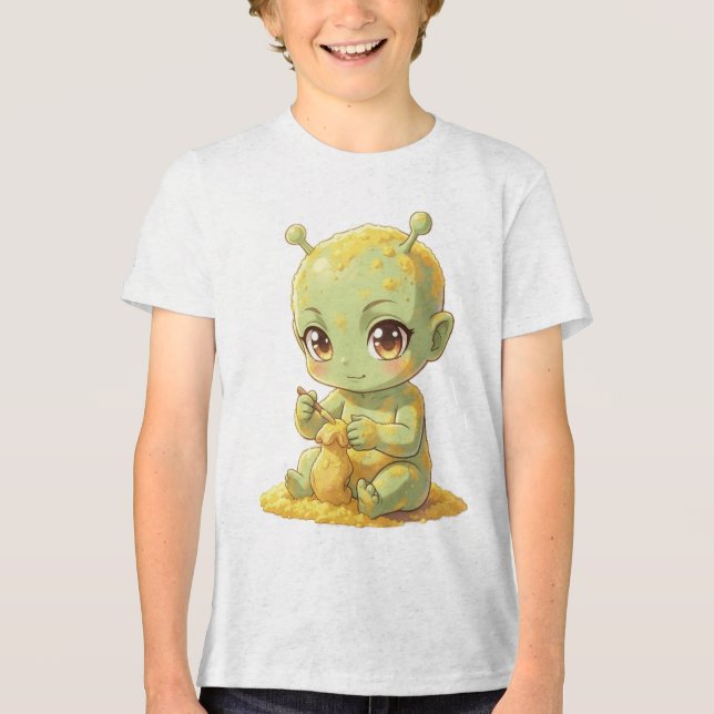 Die Galaxienwanderer des Nektars.2 Tri-Blend Shirt (Vorderseite)