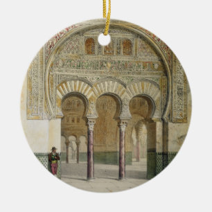 Die Galerie des Gerichtes der Löwen im Alhambra, Keramikornament